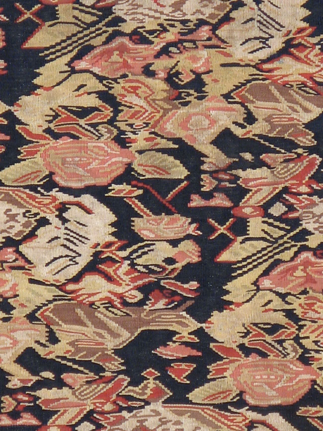 Antique Persian Senneh Kilim, No.13433 - Gsblank