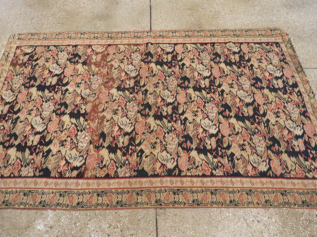 Antique Persian Senneh Kilim, No.13433 - Gsblank