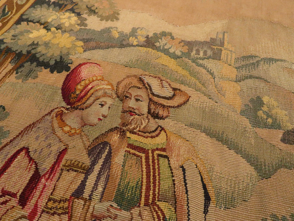 Antique French Tapestry, No.13436 - Gsblank
