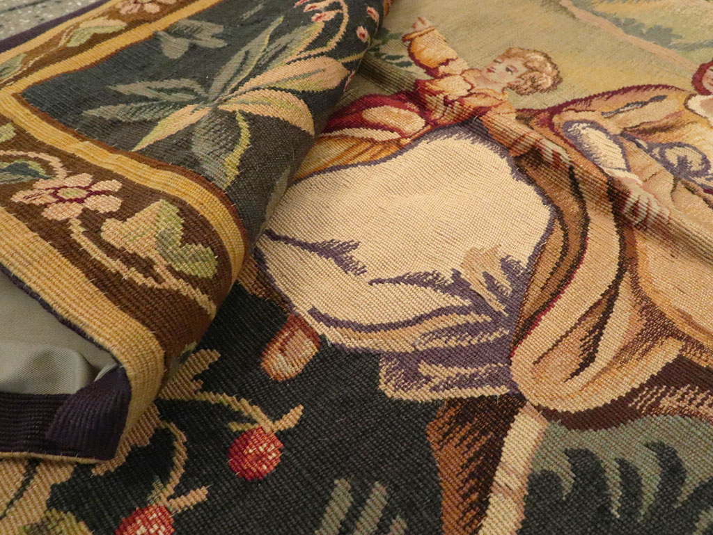 Antique French Tapestry, No.13436 - Gsblank