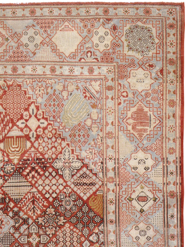 Vintage Persian Kashan Rug, No.13477 - Gsblank