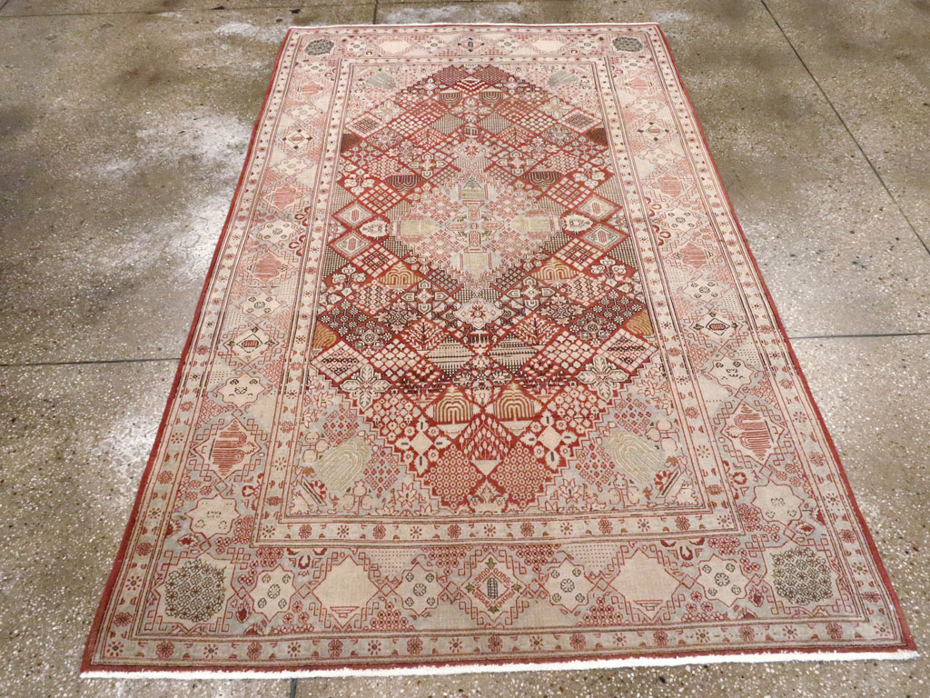 Vintage Persian Kashan Rug, No.13477 - Gsblank