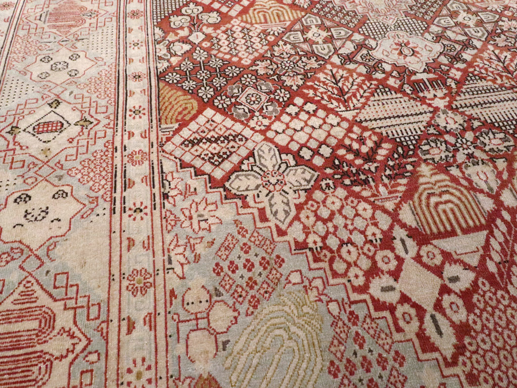 Vintage Persian Kashan Rug, No.13477 - Gsblank