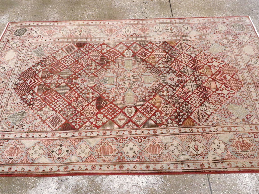Vintage Persian Kashan Rug, No.13477 - Gsblank