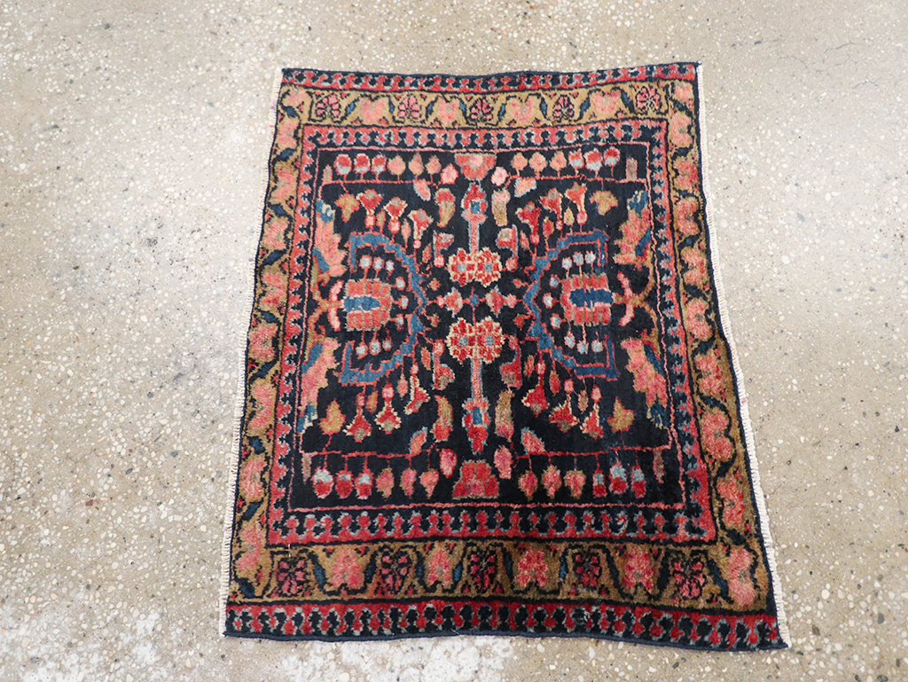 Vintage Persian Lilihan Rug, No.13480 - Gsblank