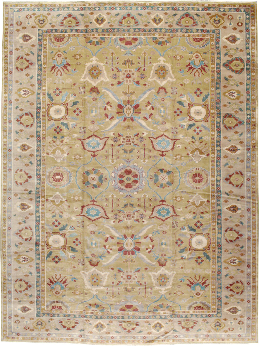Modern Turkish Oushak Large Carpet, No.13488 - Gsblank