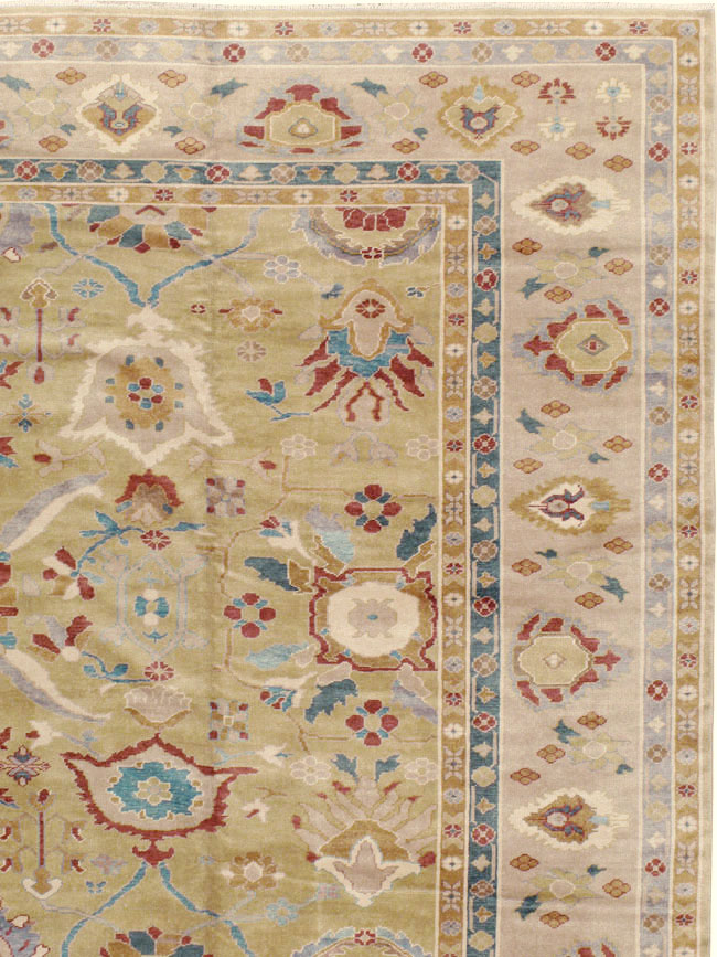Modern Turkish Oushak Large Carpet, No.13488 - Gsblank