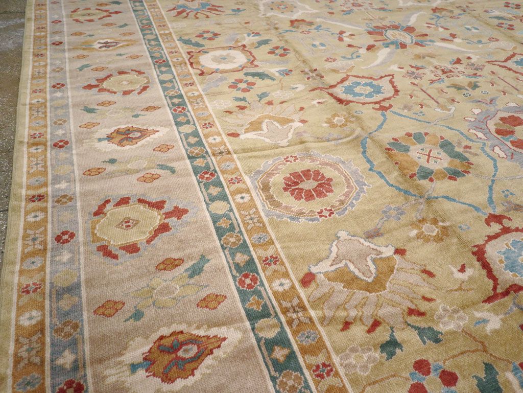 Modern Turkish Oushak Large Carpet, No.13488 - Gsblank
