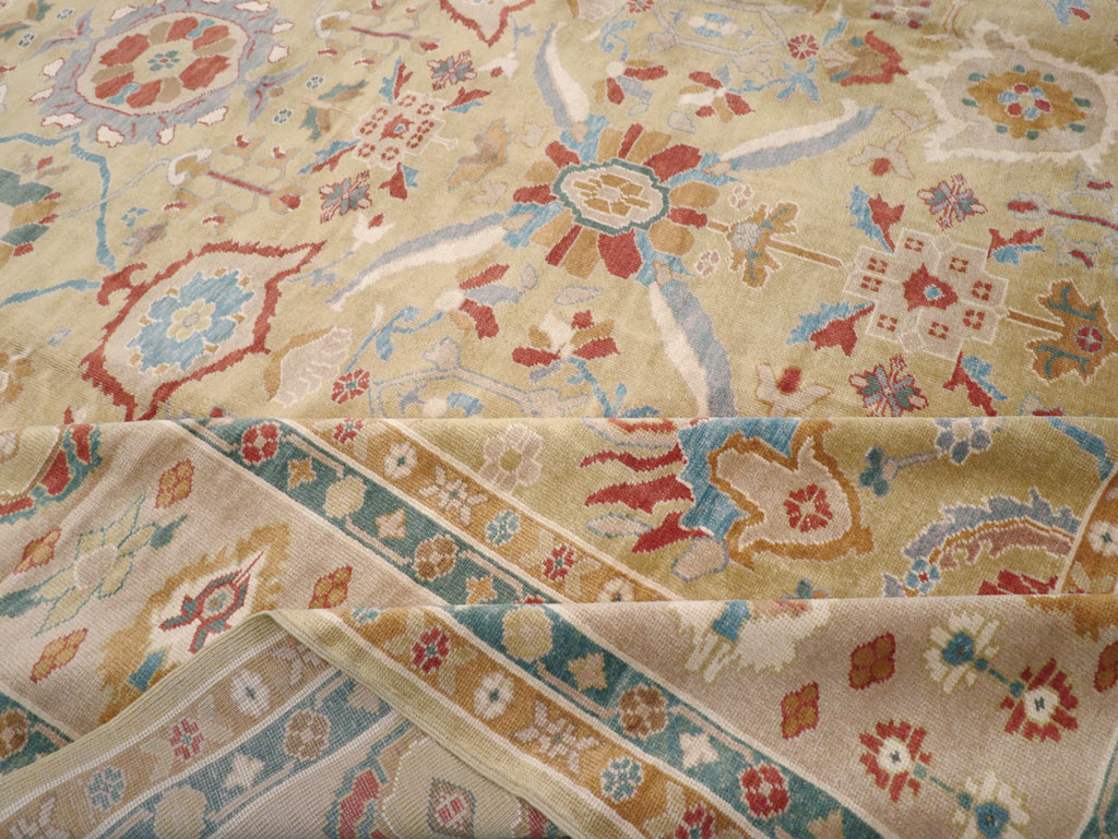 Modern Turkish Oushak Large Carpet, No.13488 - Gsblank