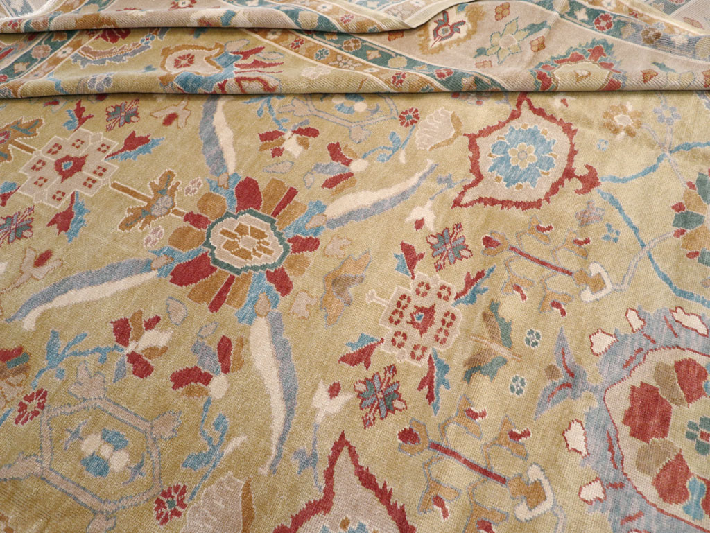 Modern Turkish Oushak Large Carpet, No.13488 - Gsblank