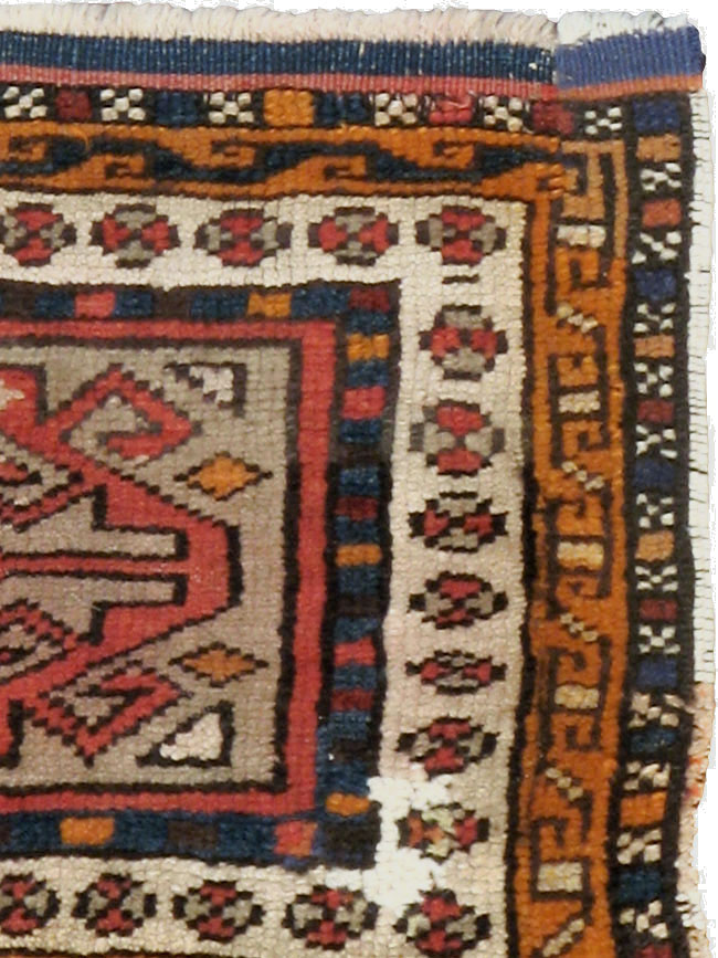 Antique Kurdish Persian Rug (Pair: 1 of 2), No.13497 - Gsblank