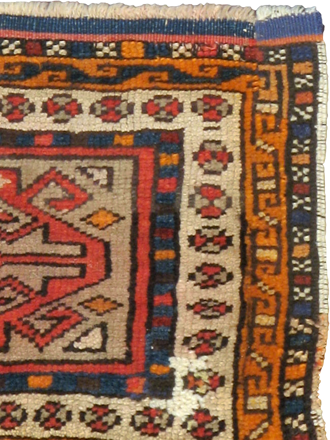 Antique Kurdish Persian Rug (Pair: 1 of 2), No.13497 - Gsblank