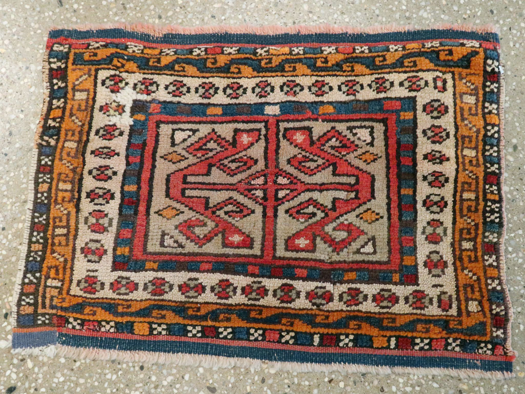Antique Kurdish Persian Rug (Pair: 1 of 2), No.13497 - Gsblank