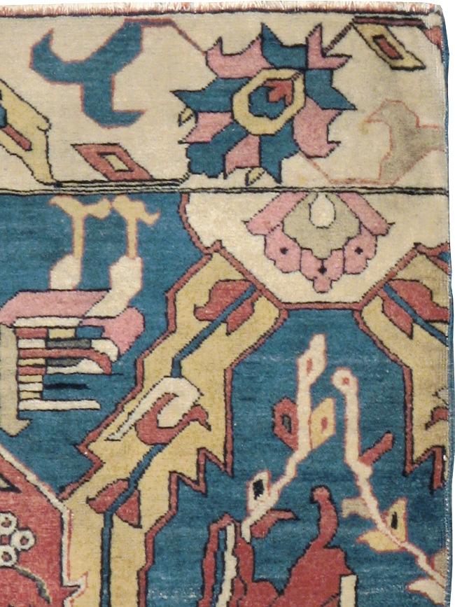 Antique Indian Larestan Sampler Rug, No.13498 - Gsblank