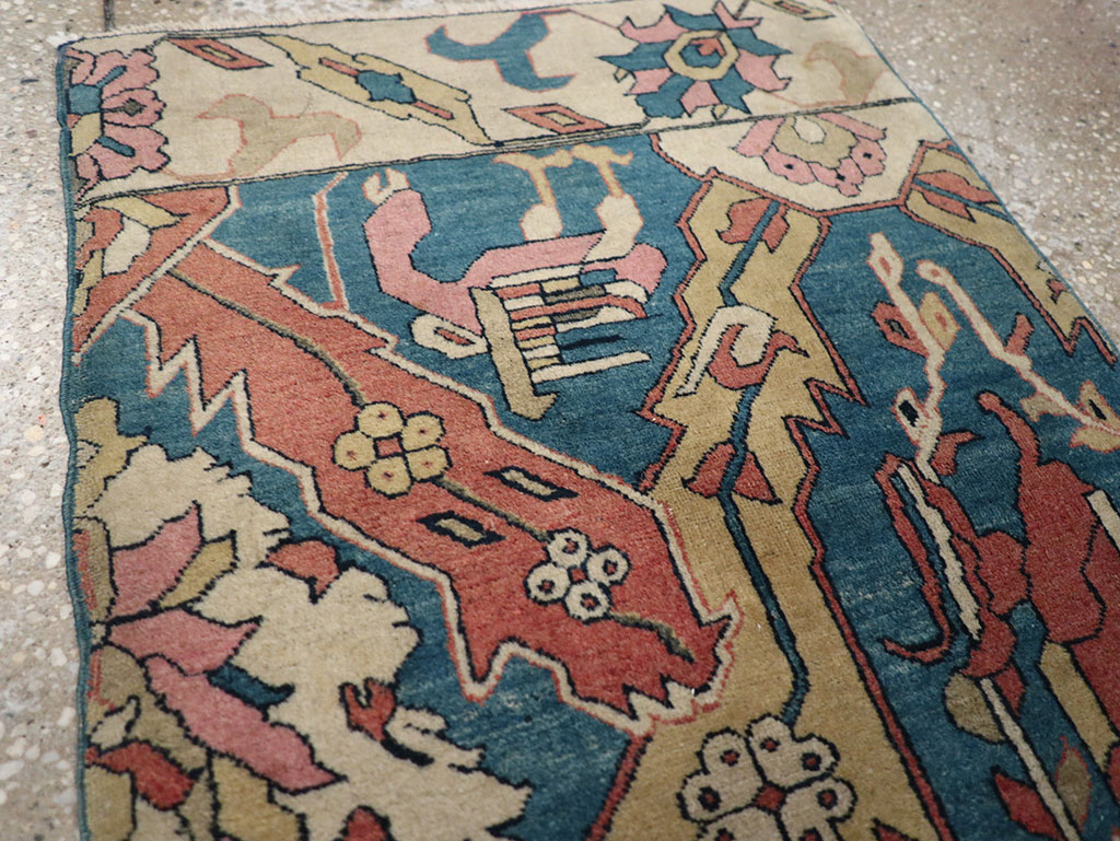 Antique Indian Larestan Sampler Rug, No.13498 - Gsblank