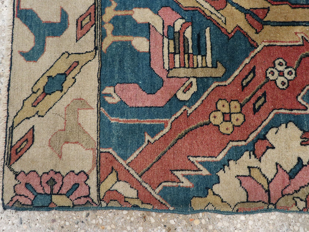 Antique Indian Larestan Sampler Rug, No.13498 - Gsblank