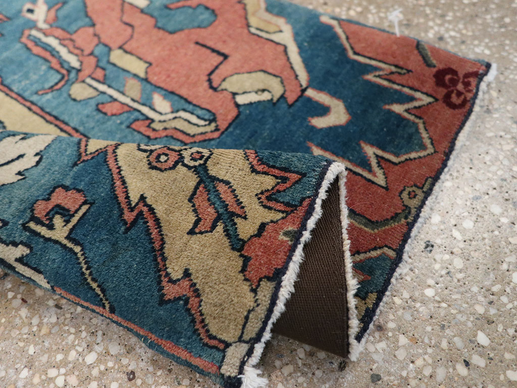 Antique Indian Larestan Sampler Rug, No.13498 - Gsblank