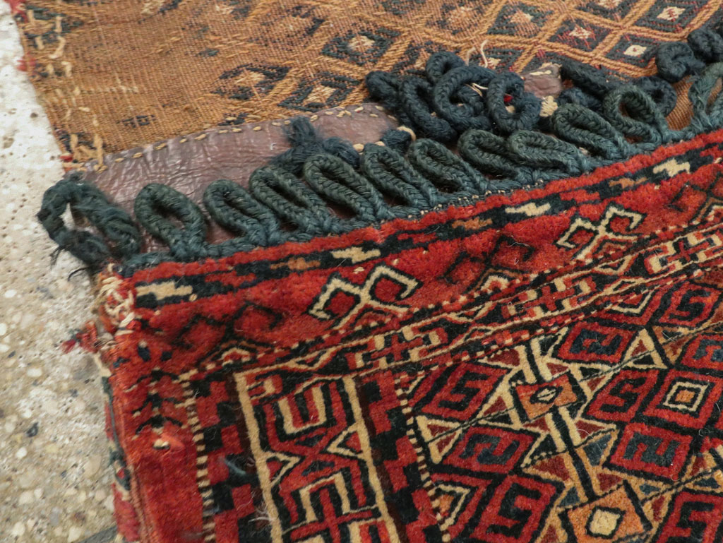 Antique Persian Turkoman Saddlebag (Khorjin), No.13501 - Gsblank