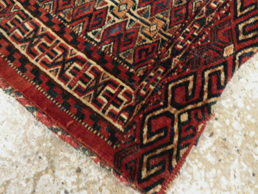 Antique Persian Turkoman Saddlebag (Khorjin), No.13501 - Gsblank