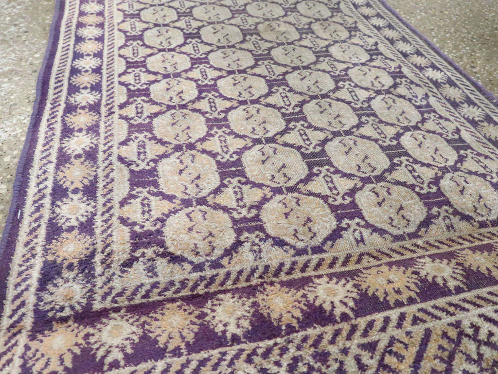 Vintage Indian Cotton Agra runner, No.13609 - Gsblank