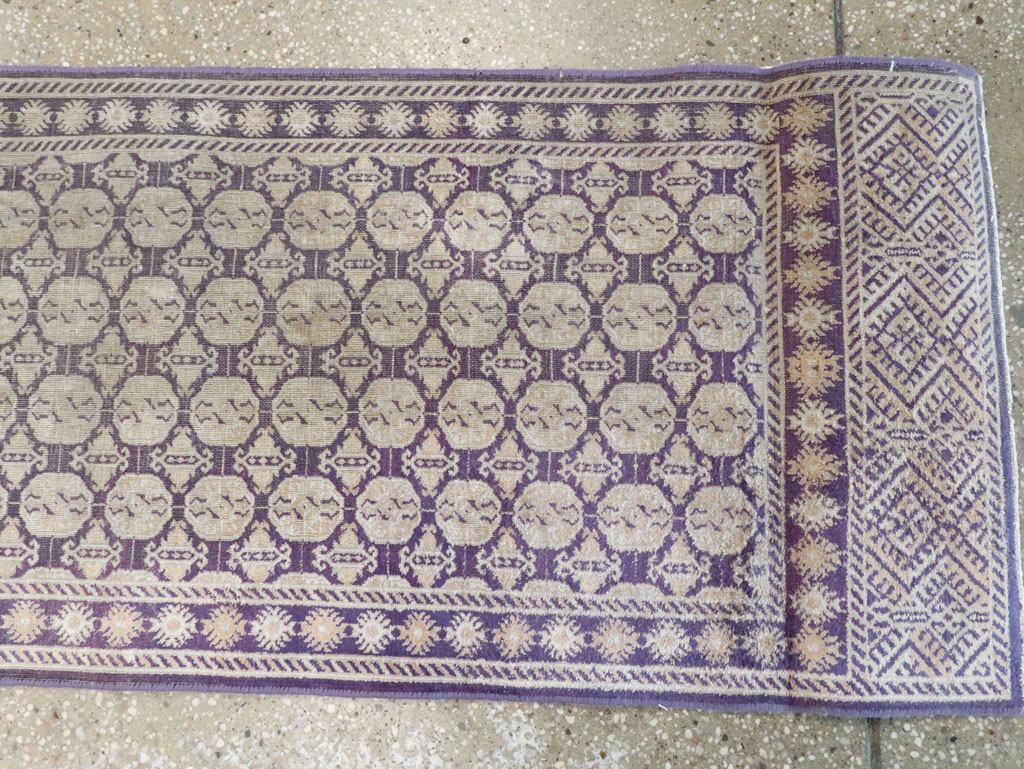 Vintage Indian Cotton Agra runner, No.13609 - Gsblank