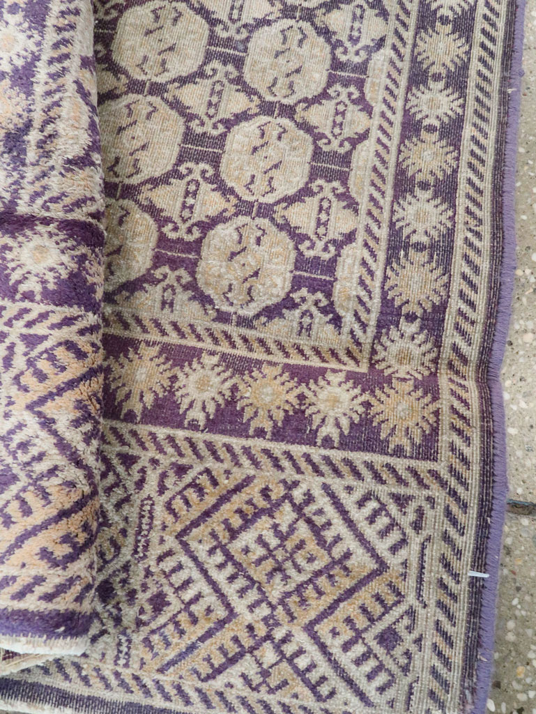 Vintage Indian Cotton Agra runner, No.13609 - Gsblank