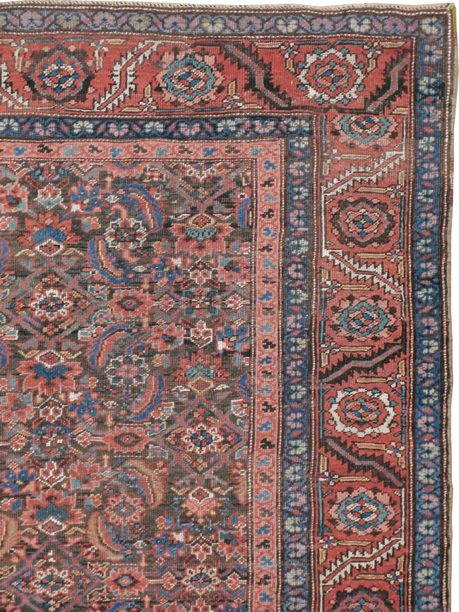 Antique Persian Bakshaish Carpet, No.13629 - Gsblank