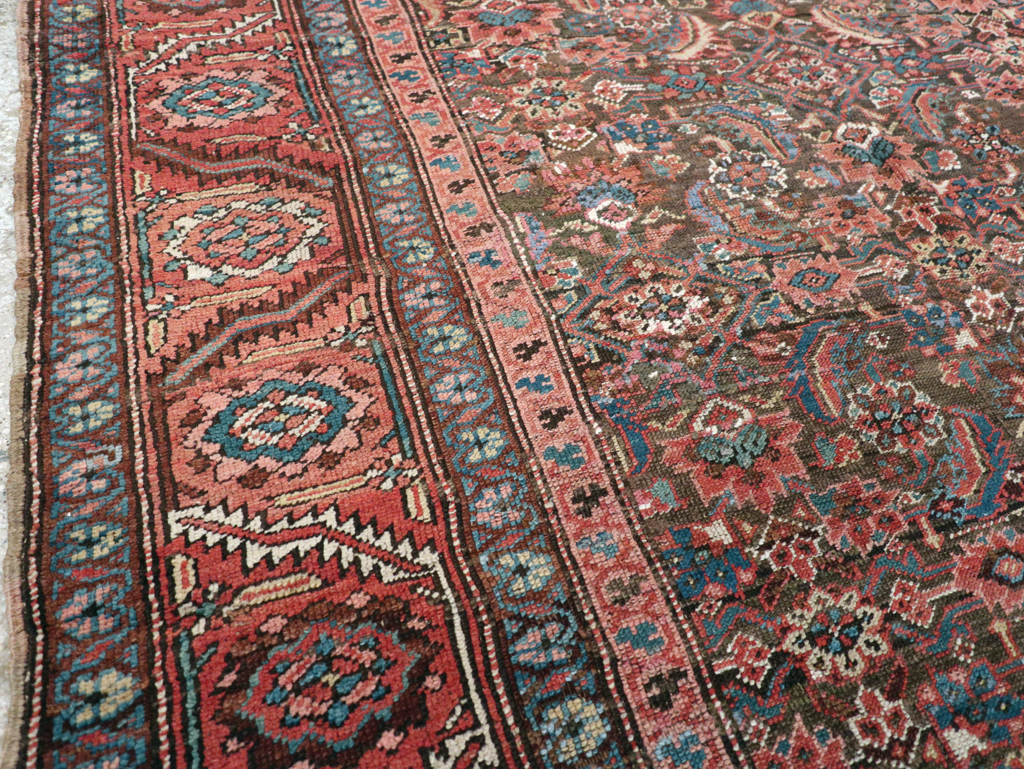 Antique Persian Bakshaish Carpet, No.13629 - Gsblank