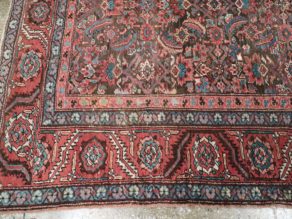 Antique Persian Bakshaish Carpet, No.13629 - Gsblank
