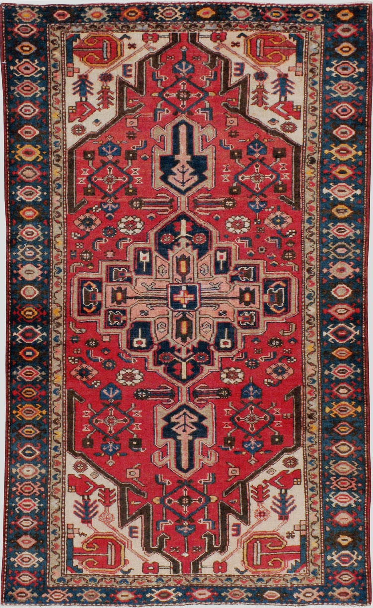 Vintage Persian Malayer Rug, No.13647 - Gsblank