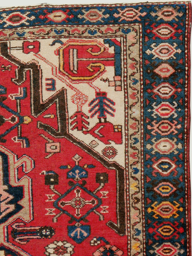 Vintage Persian Malayer Rug, No.13647 - Gsblank