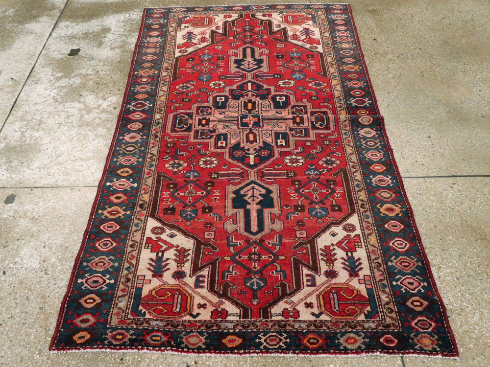 Vintage Persian Malayer Rug, No.13647 - Gsblank