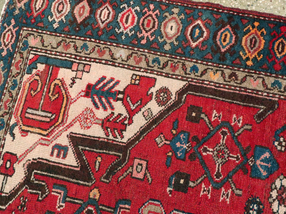 Vintage Persian Malayer Rug, No.13647 - Gsblank