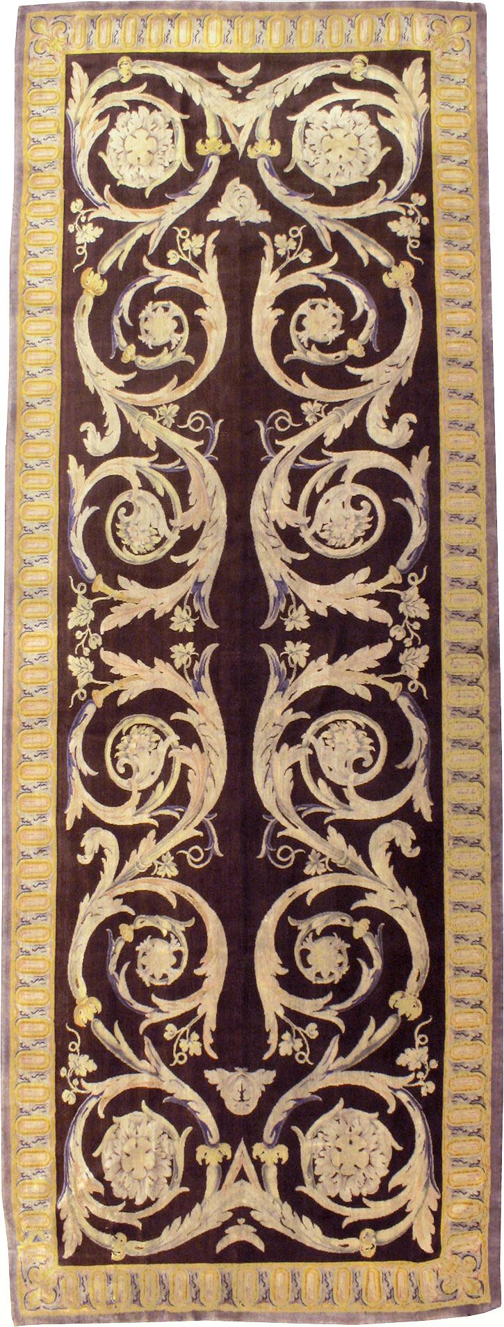 Antique French Savonnerie Carpet, No.13648 - Gsblank
