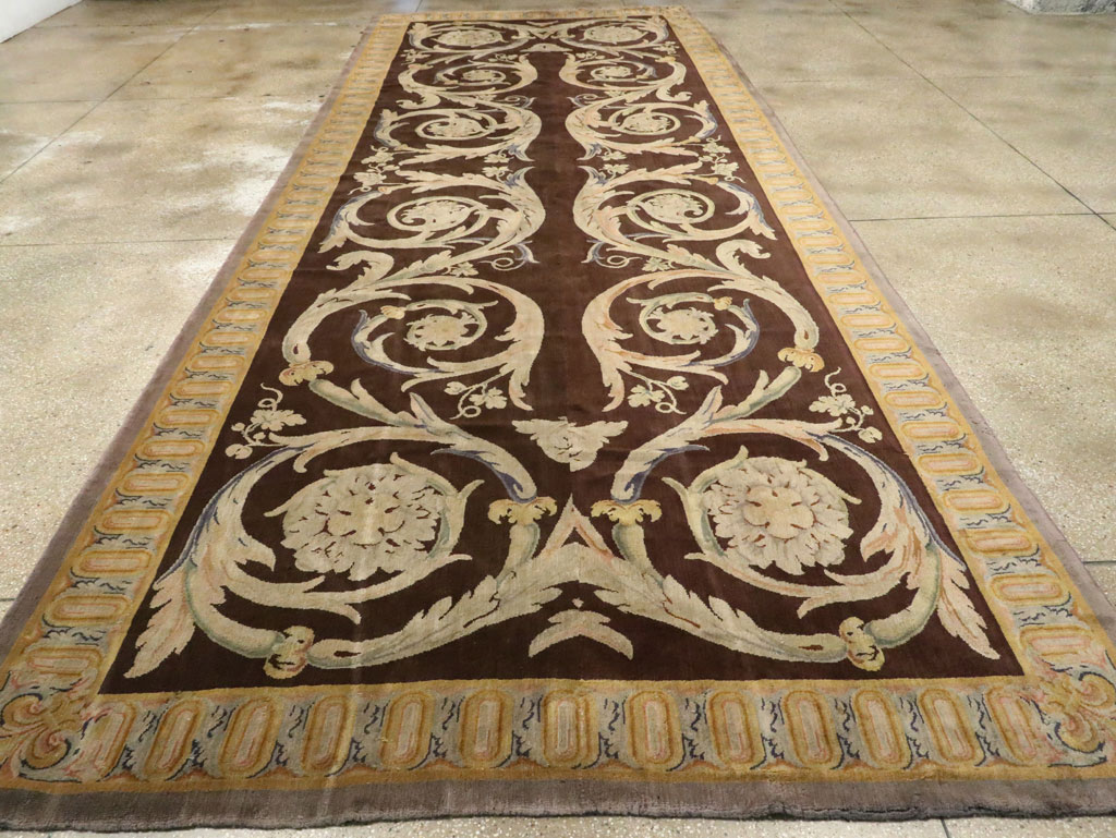 Antique French Savonnerie Carpet, No.13648 - Gsblank
