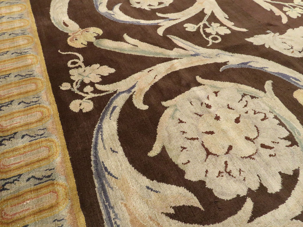 Antique French Savonnerie Carpet, No.13648 - Gsblank
