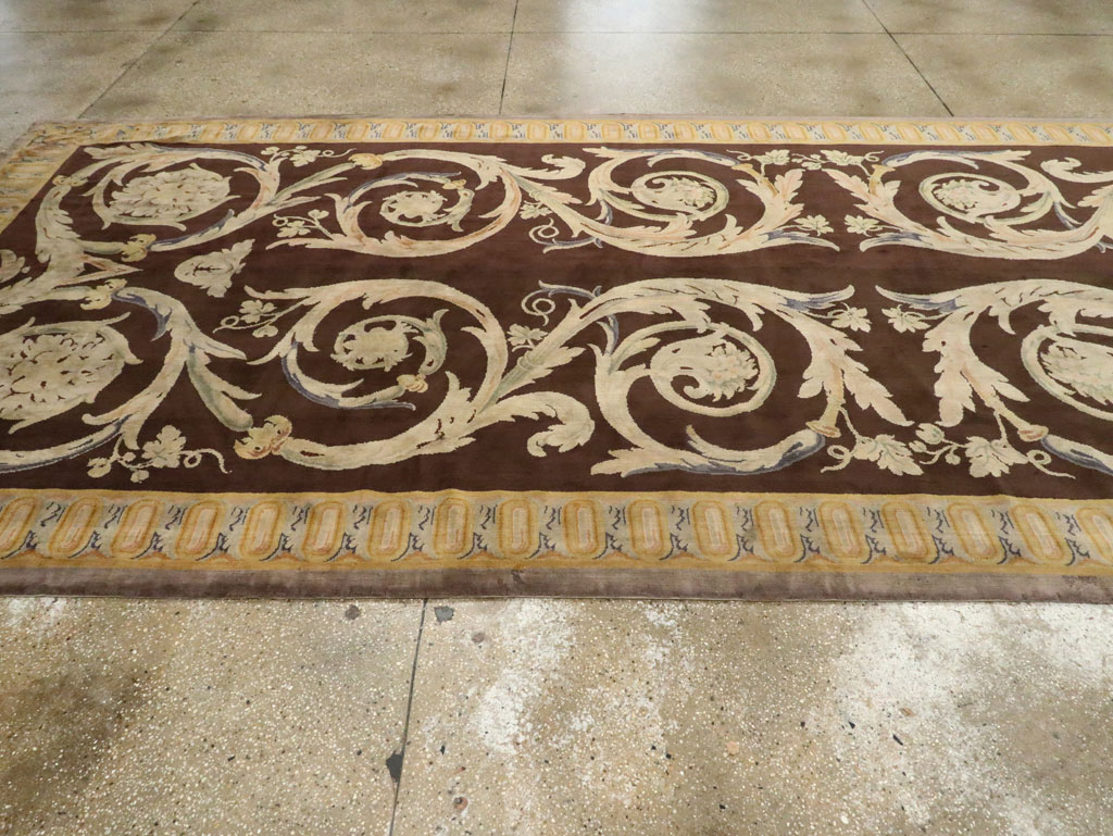 Antique French Savonnerie Carpet, No.13648 - Gsblank