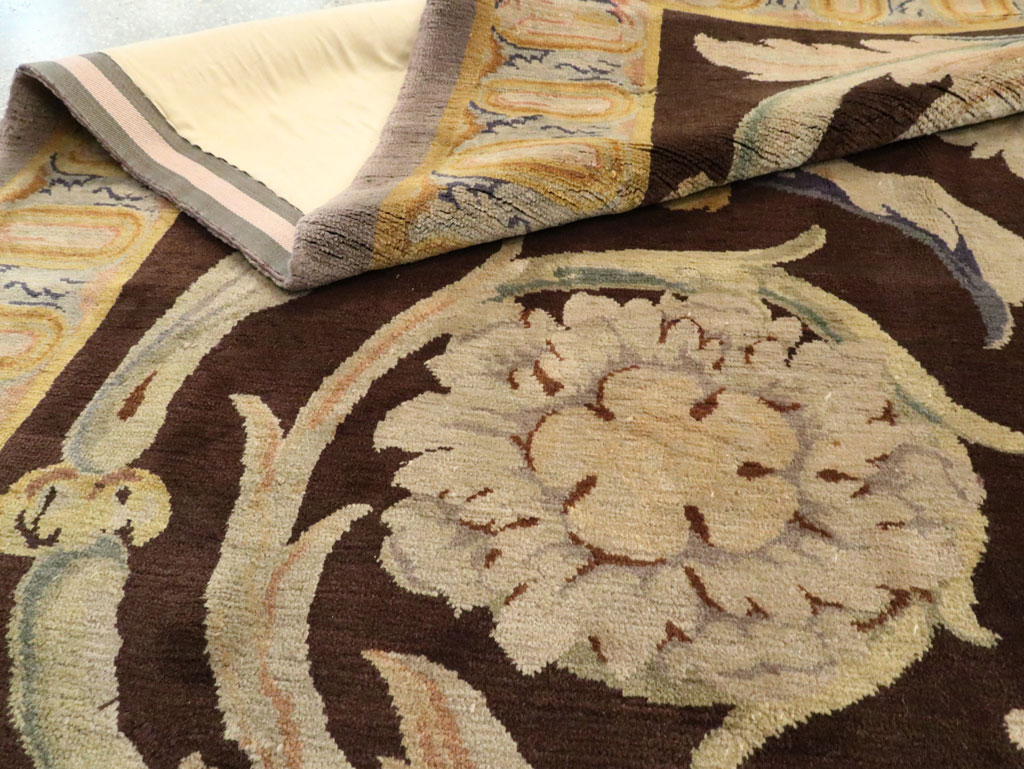 Antique French Savonnerie Carpet, No.13648 - Gsblank