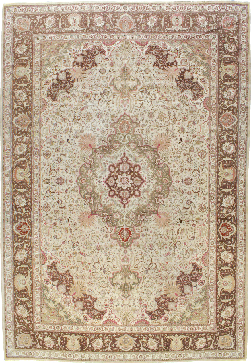 Antique Persian Tabriz Carpet, No.13660 - Gsblank