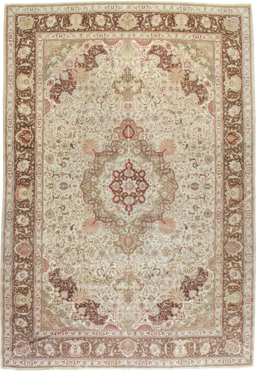 Antique Persian Tabriz Carpet, No.13660 - Gsblank