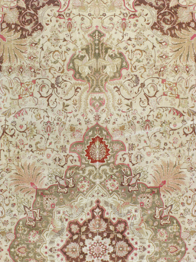 Antique Persian Tabriz Carpet, No.13660 - Gsblank