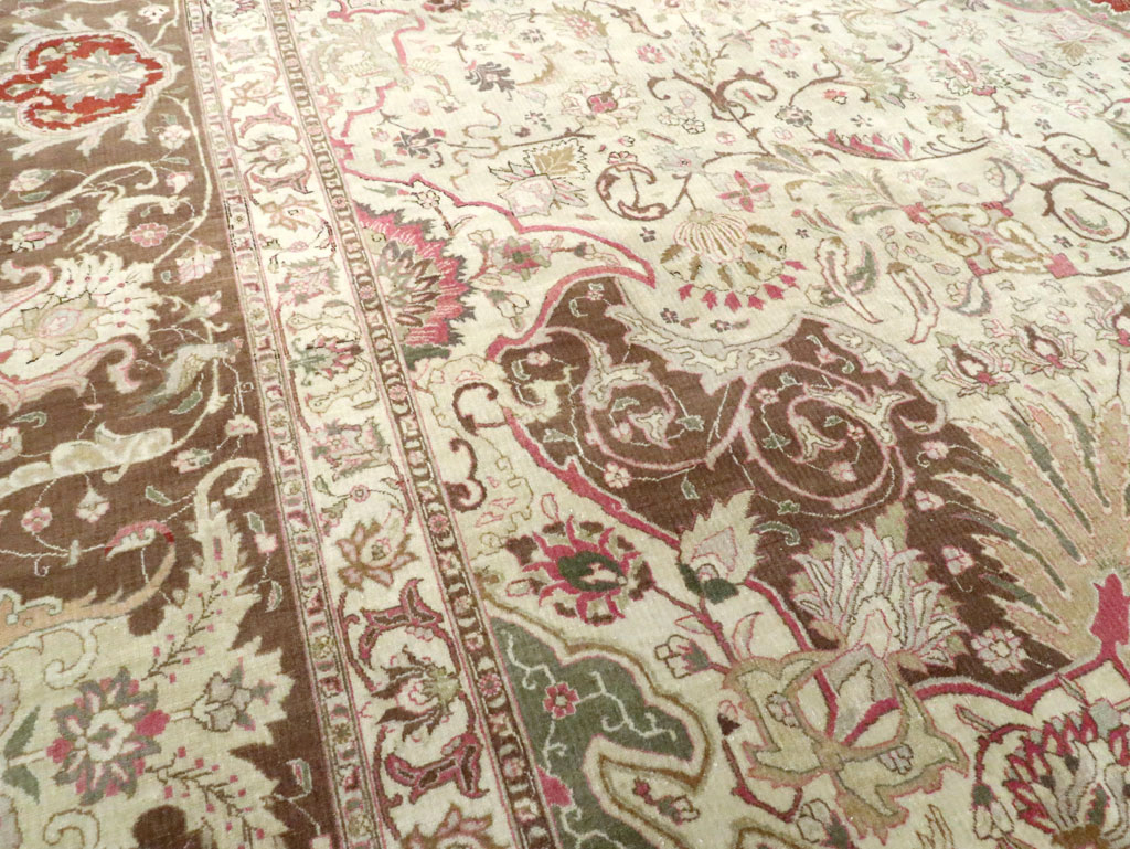 Antique Persian Tabriz Carpet, No.13660 - Gsblank