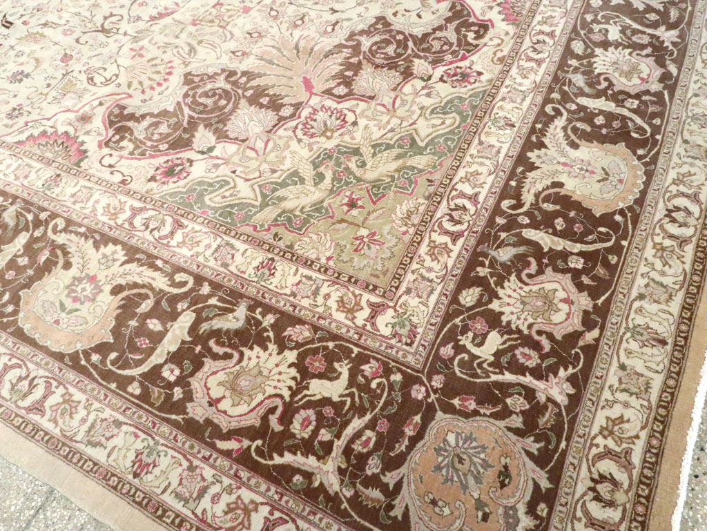 Antique Persian Tabriz Carpet, No.13660 - Gsblank