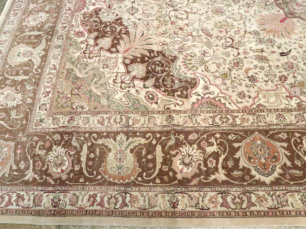 Antique Persian Tabriz Carpet, No.13660 - Gsblank