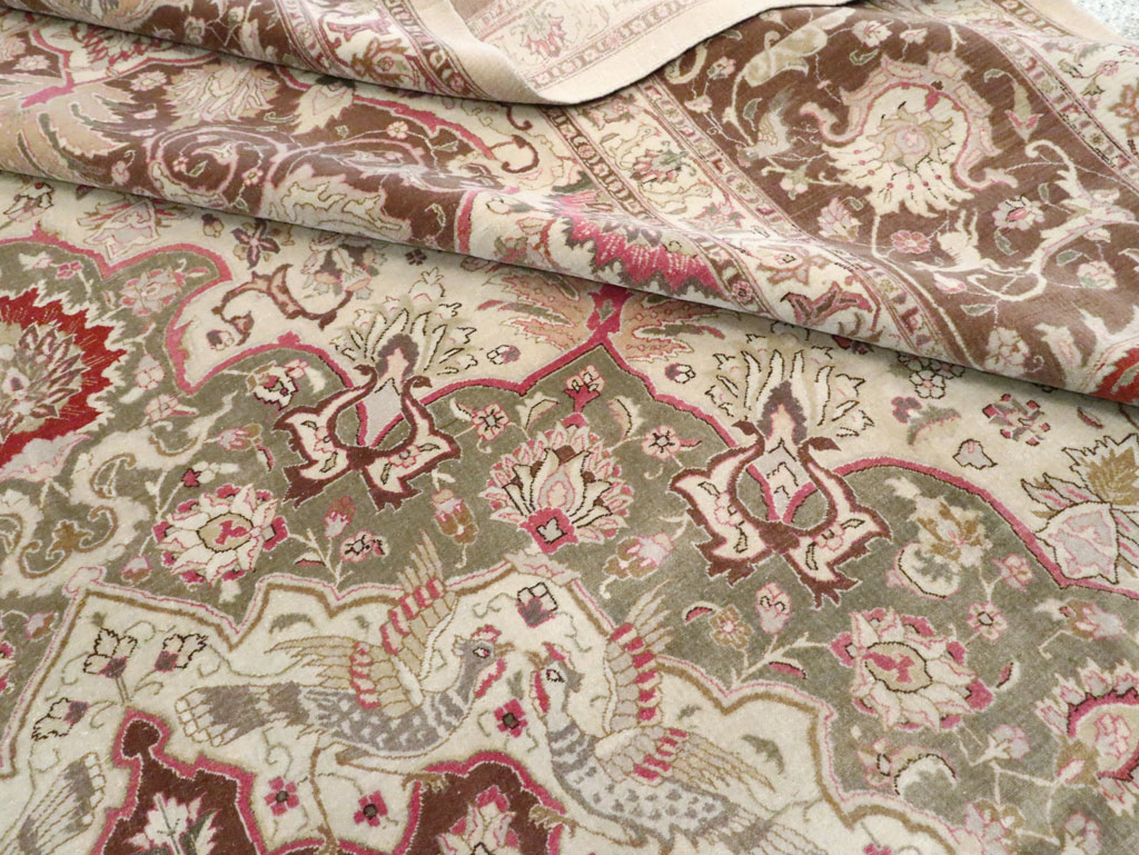 Antique Persian Tabriz Carpet, No.13660 - Gsblank