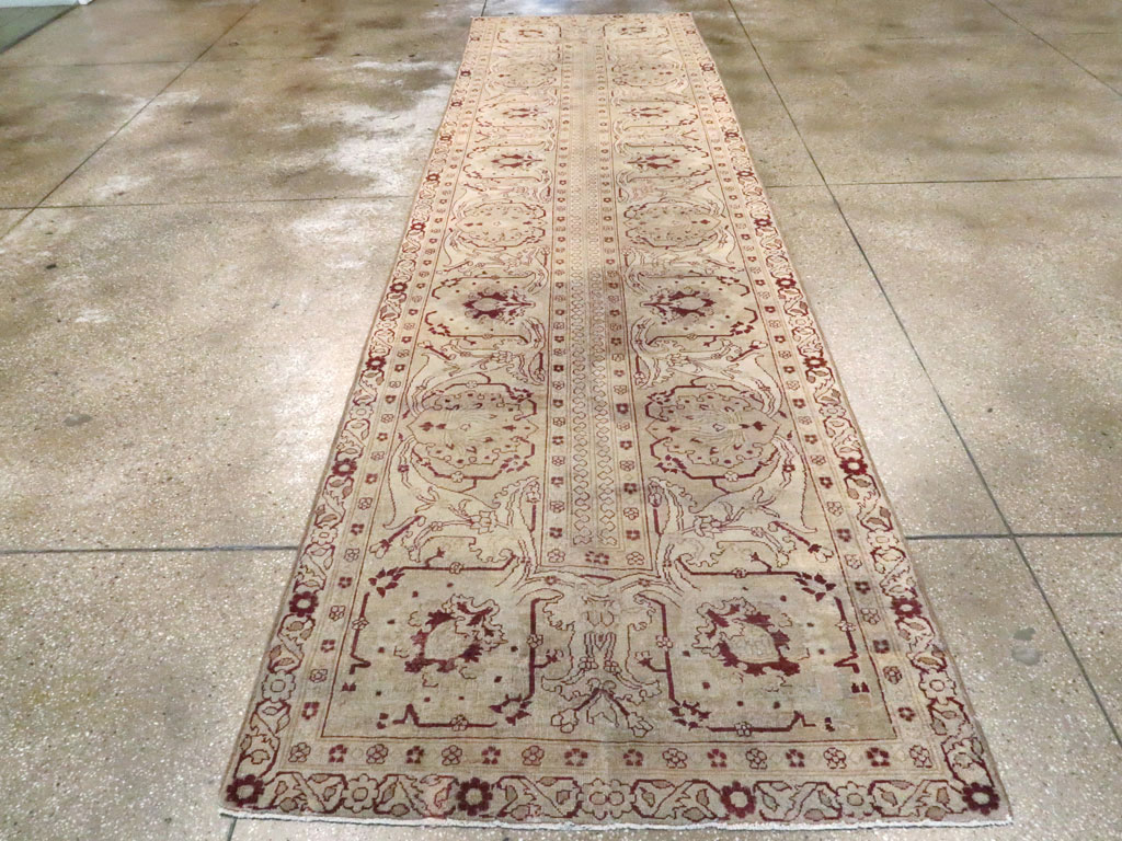 Antique Indian Amritsar Wide Gallery Runner, No.13673 - Gsblank