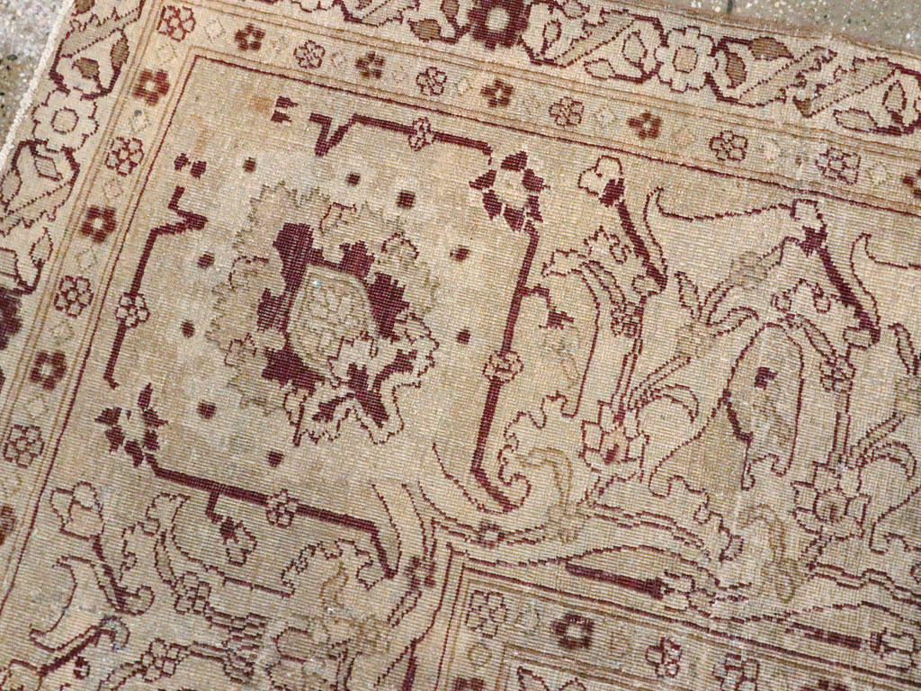 Antique Indian Amritsar Wide Gallery Runner, No.13673 - Gsblank