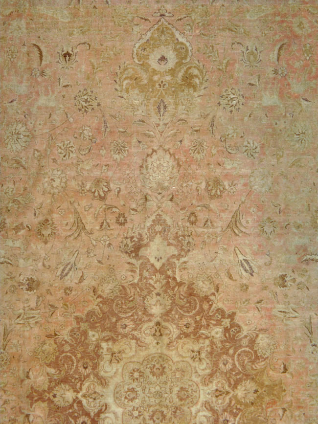 Vintage Persian Tabriz Carpet, No.13693 - Gsblank