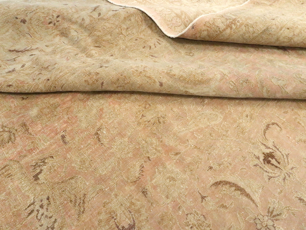 Vintage Persian Tabriz Carpet, No.13693 - Gsblank