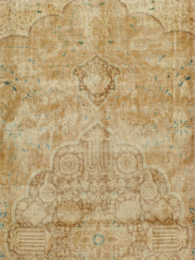 Vintage Persian Tabriz Carpet, No.13706 - Gsblank